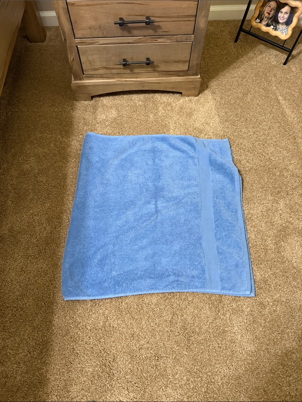 Light Blue Bath Towel - Plush Cotton